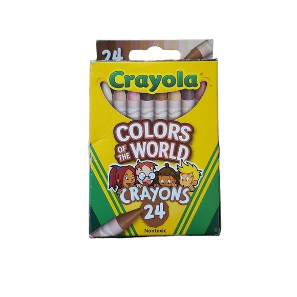 Crayola Office Crayola Colors Of The World Crayons 24pc Skin Hair